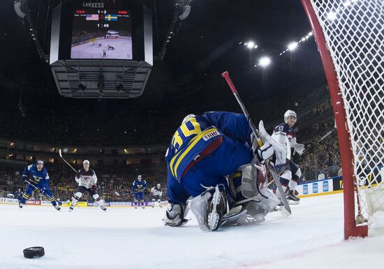 2017 IIHF World Championship. USA vs. Sweden