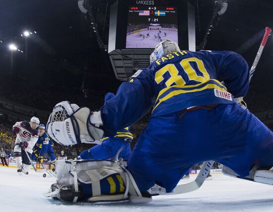2017 IIHF World Championship. USA vs. Sweden