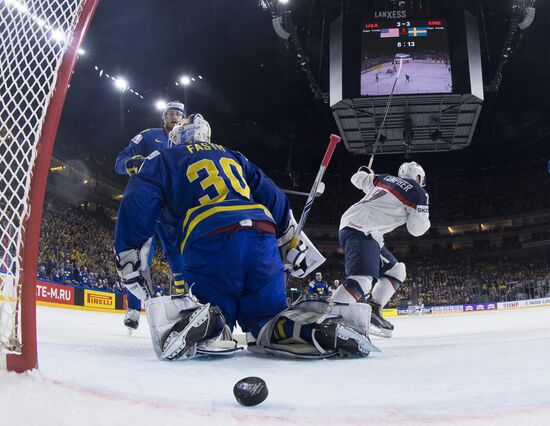 2017 IIHF World Championship. USA vs. Sweden