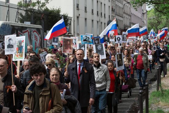 Immortal Regiment march in Europe