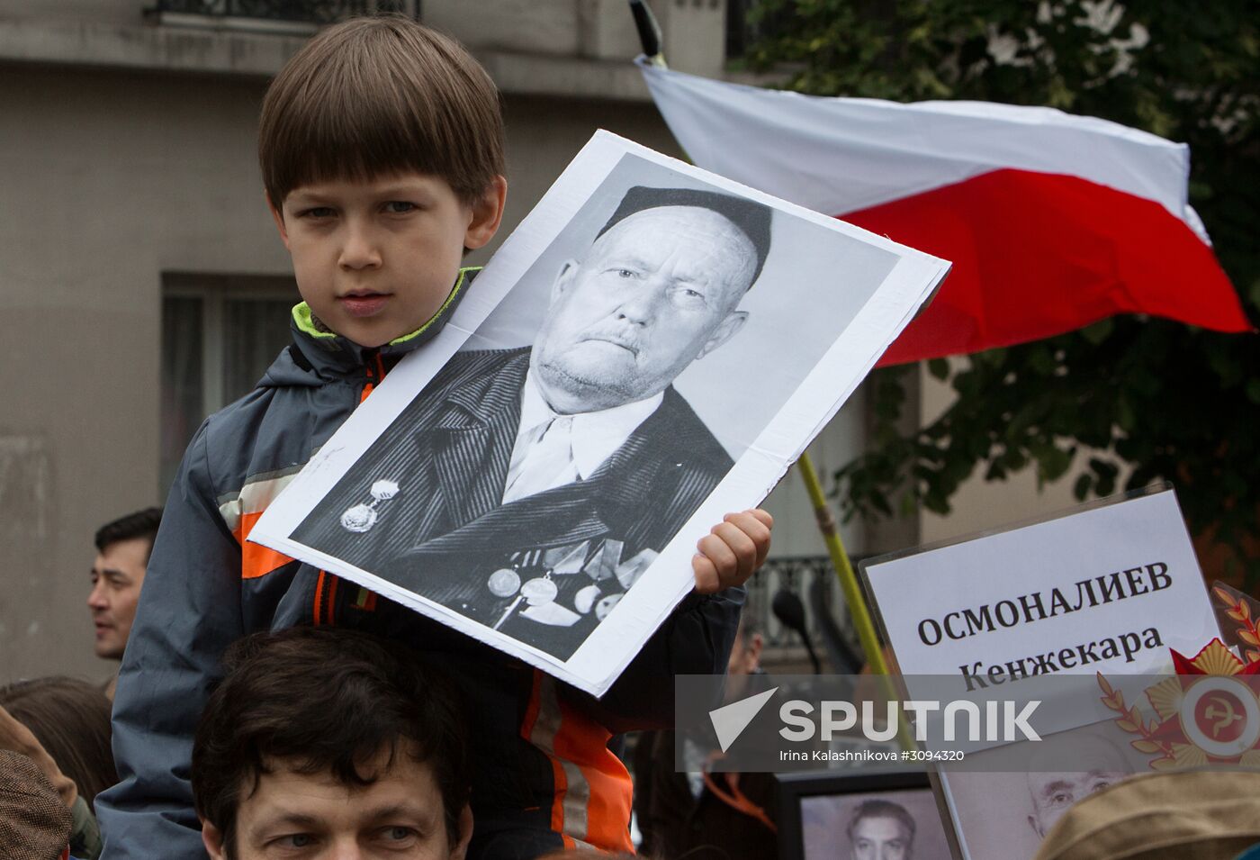 Immortal Regiment march in Europe