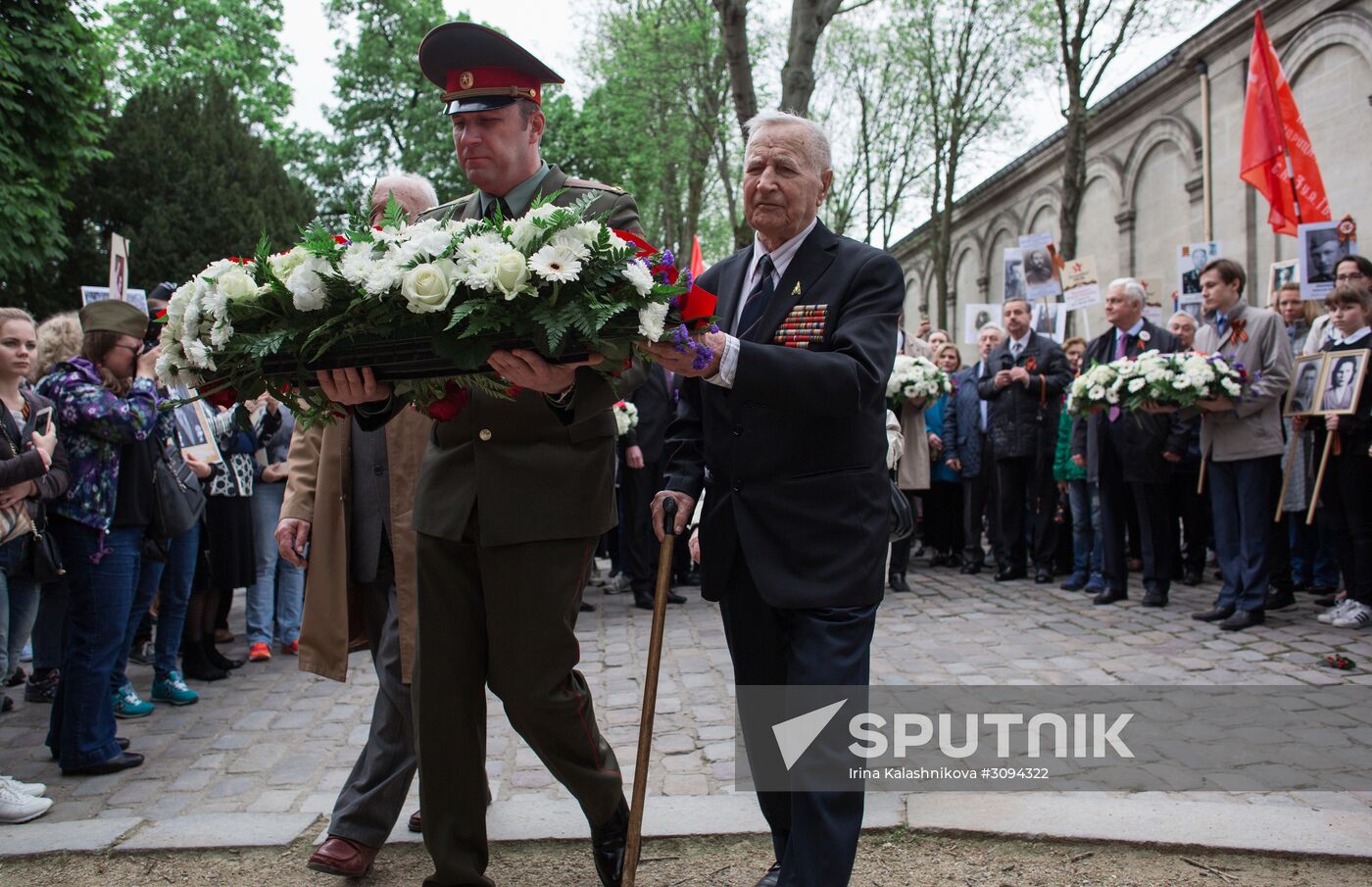 Immortal Regiment march in Europe