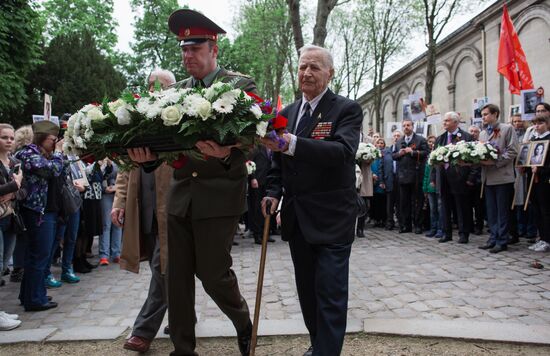 Immortal Regiment march in Europe