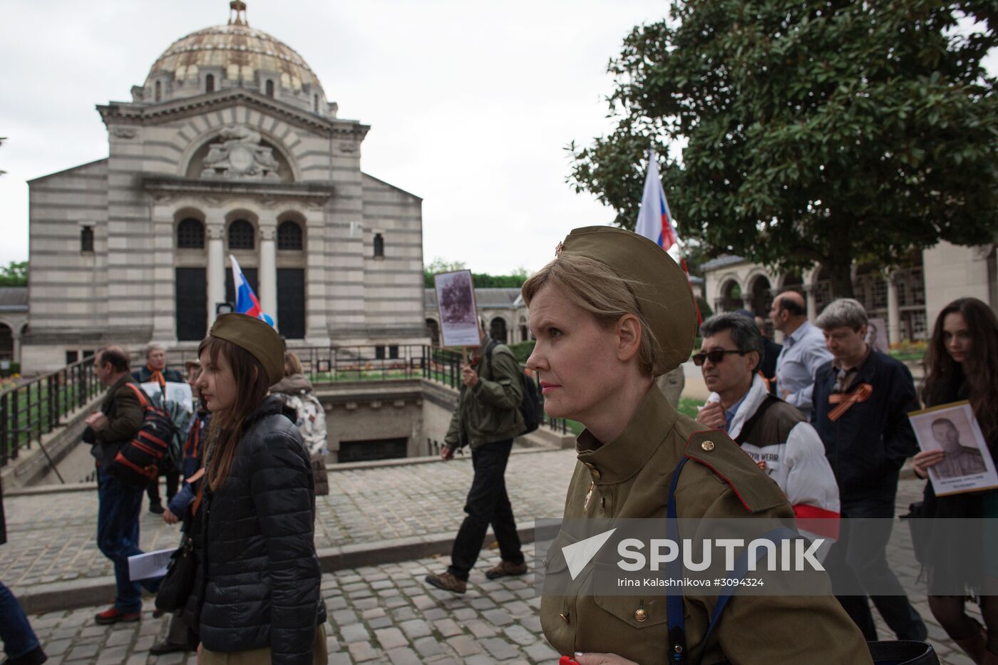 Immortal Regiment march in Europe