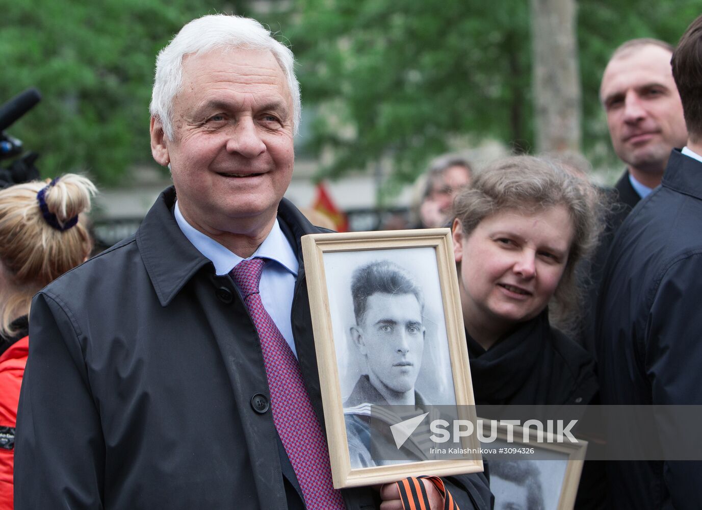 Immortal Regiment march in Europe