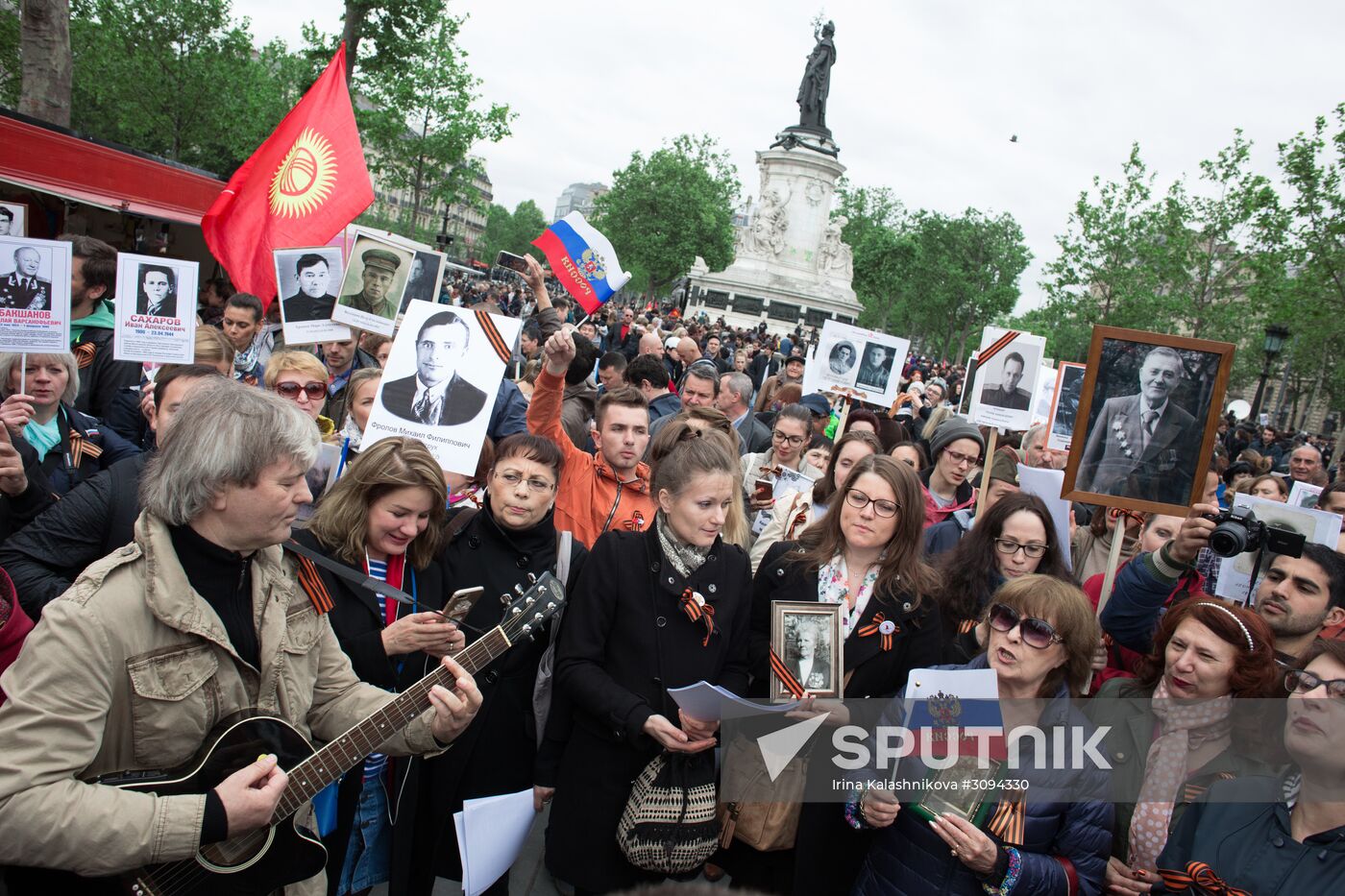 Immortal Regiment march in Europe