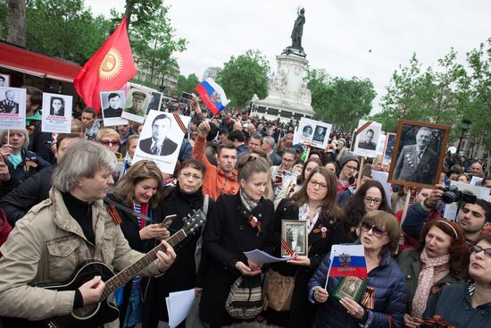 Immortal Regiment march in Europe