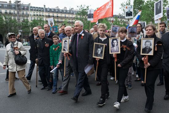 Immortal Regiment march in Europe