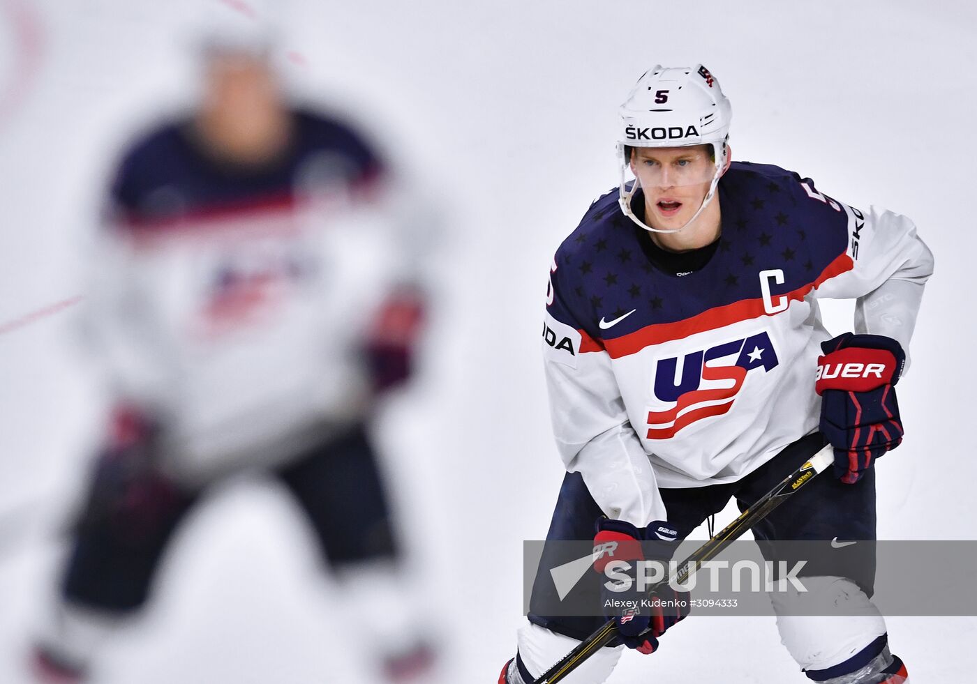 2017 IIHF World Championship. USA vs. Sweden