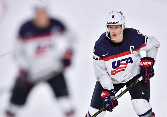 2017 IIHF World Championship. USA vs. Sweden