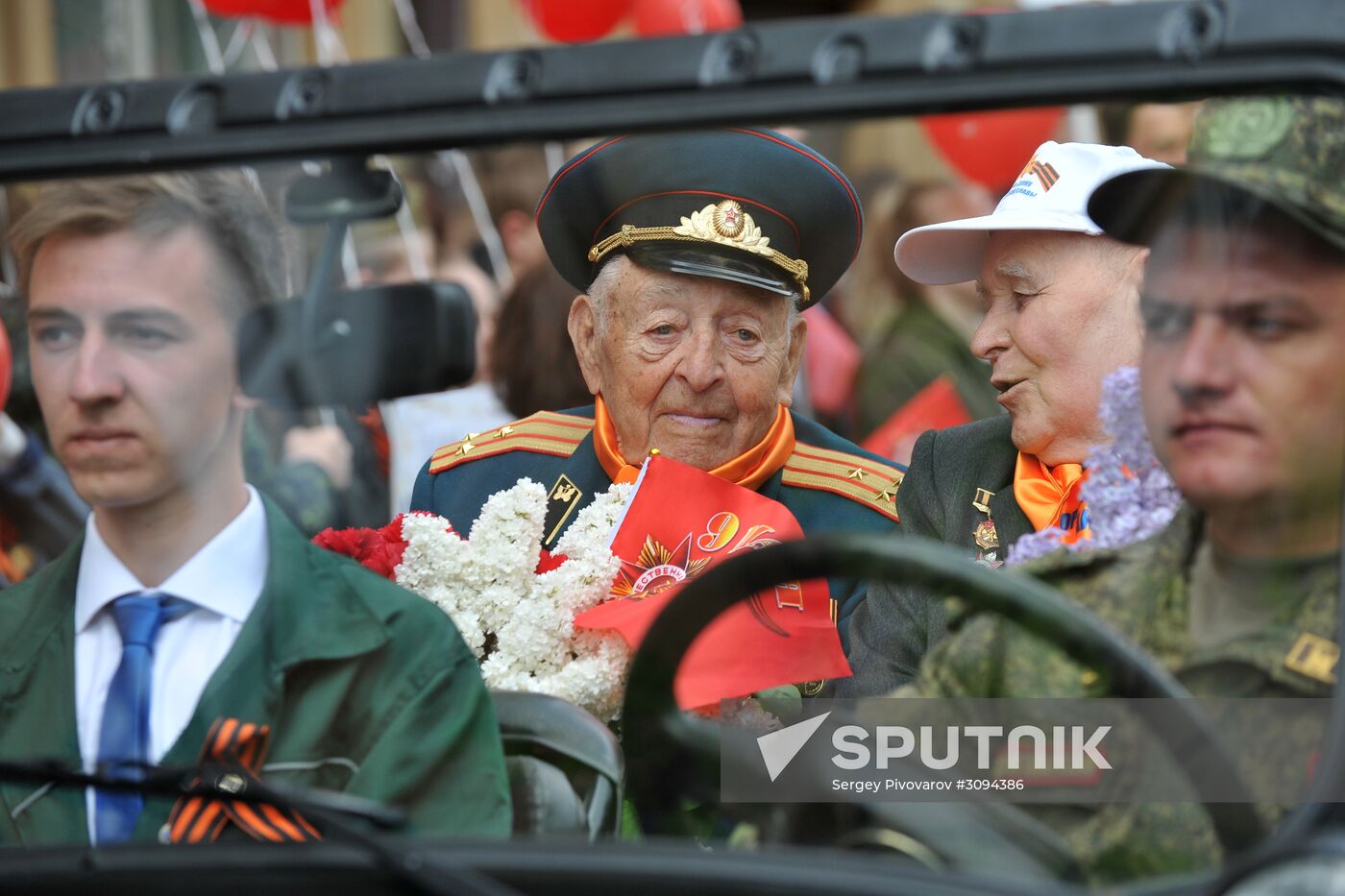 Military parade in Russian cities marking the 72nd anniversary of Victory