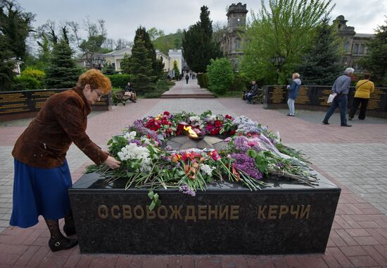 Victory Day celebrations in Russian cities