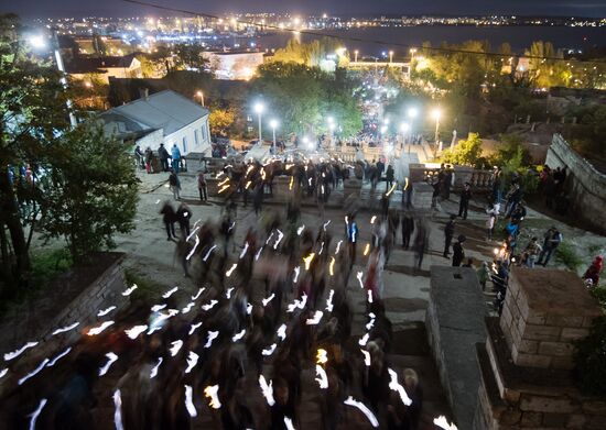 Victory Day celebrations in Russian cities