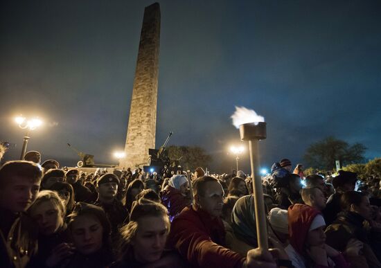 Victory Day celebrations in Russian cities