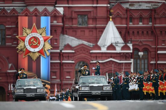 Military parade marking 72nd anniversary of Victory in 1941-45 Great Patriotic War