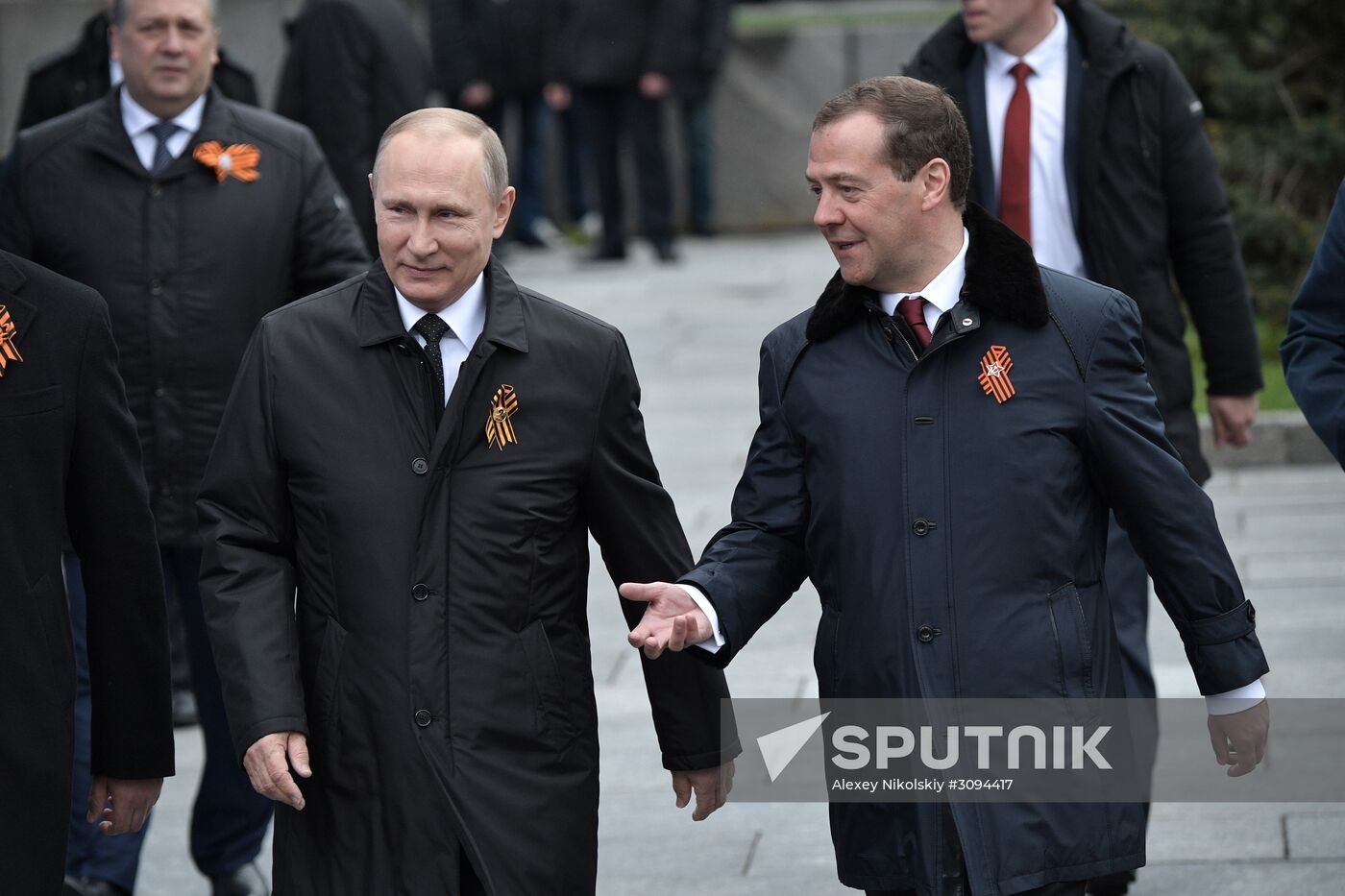 President Putin, Prime Minister Medvedev attend military parade on 72nd anniversary of victory in Great Patriotic War