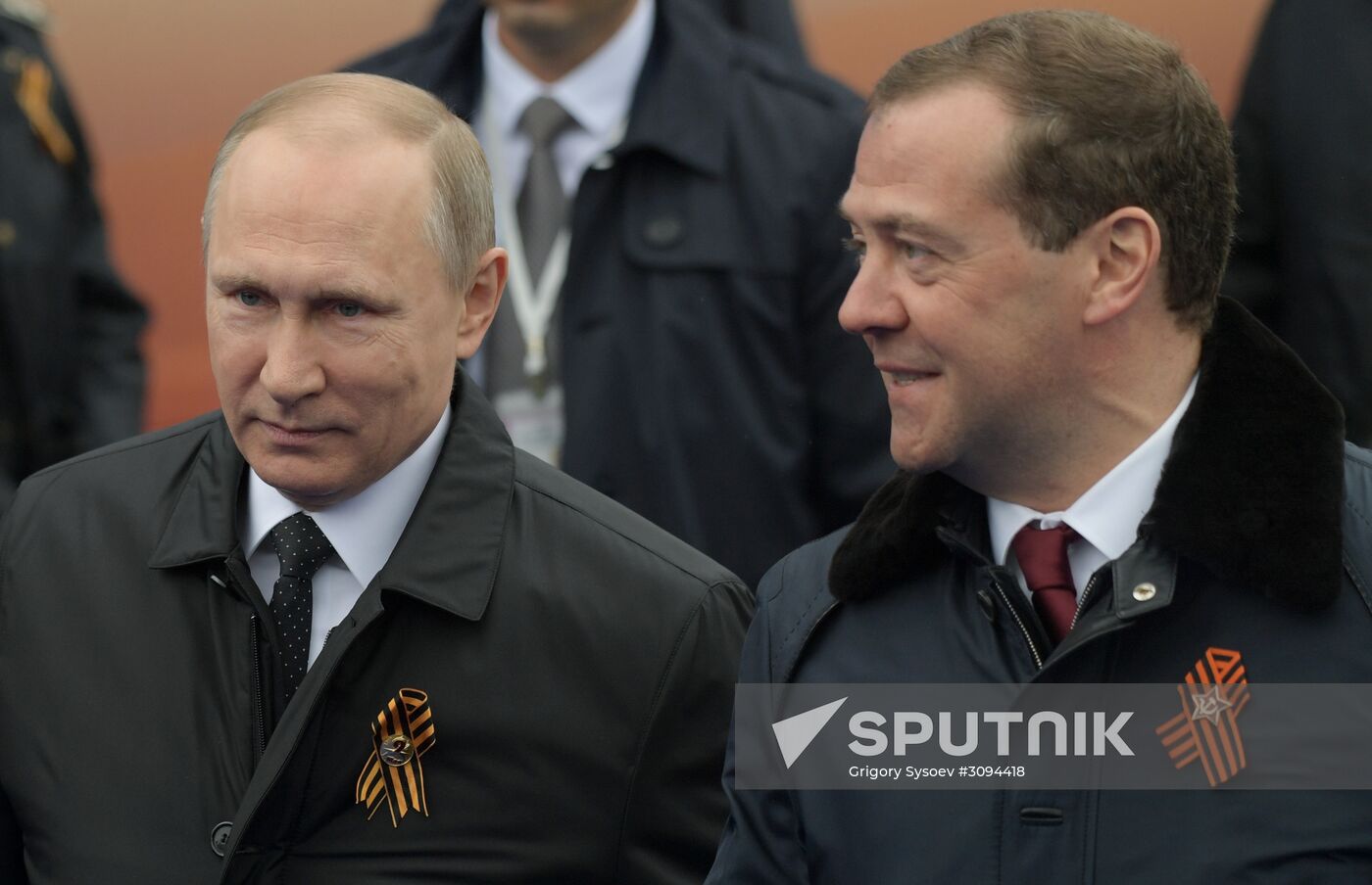 President Putin, Prime Minister Medvedev attend military parade on 72nd anniversary of victory in Great Patriotic War