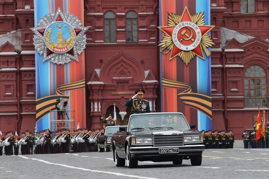 Military parade marking 72nd anniversary of Victory in 1941-45 Great Patriotic War