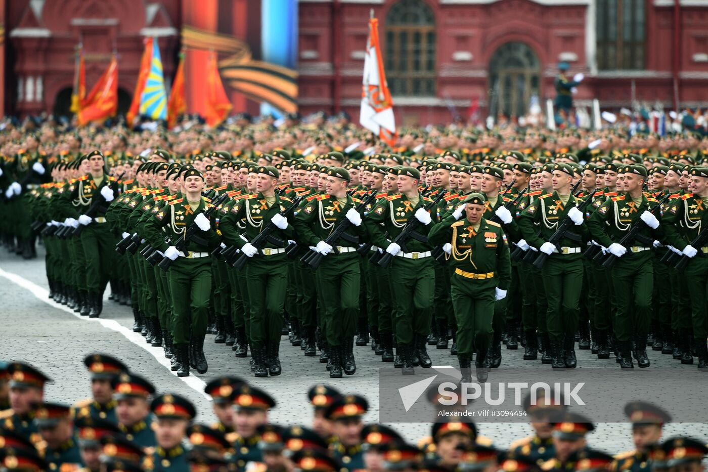 Military parade marking 72nd anniversary of Victory in 1941-45 Great Patriotic War
