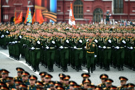 Military parade marking 72nd anniversary of Victory in 1941-45 Great Patriotic War