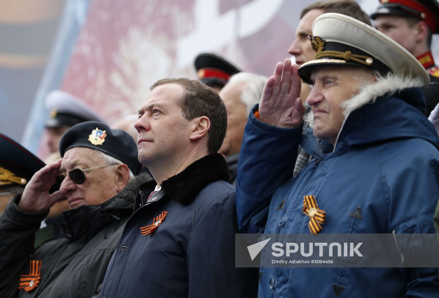 President Putin, Prime Minister Medvedev attend military parade on 72nd anniversary of victory in Great Patriotic War