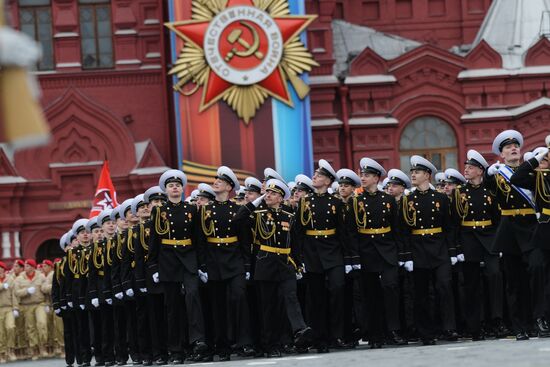 Military parade marking 72nd anniversary of Victory in 1941-45 Great Patriotic War