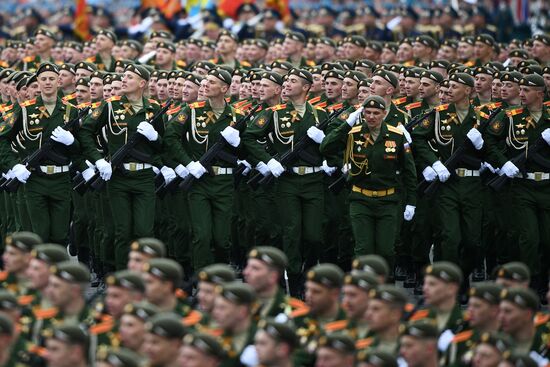 Military parade marking 72nd anniversary of Victory in 1941-45 Great Patriotic War