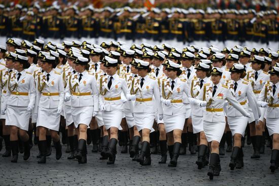 Military parade marking 72nd anniversary of Victory in 1941-45 Great Patriotic War