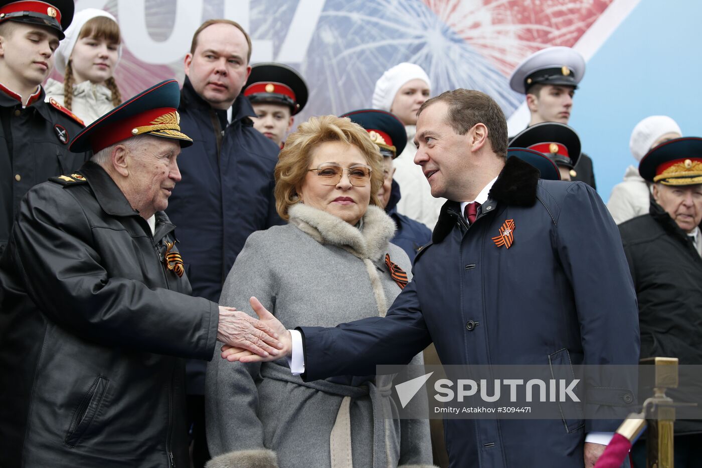 President Putin, Prime Minister Medvedev attend military parade on 72nd anniversary of victory in Great Patriotic War