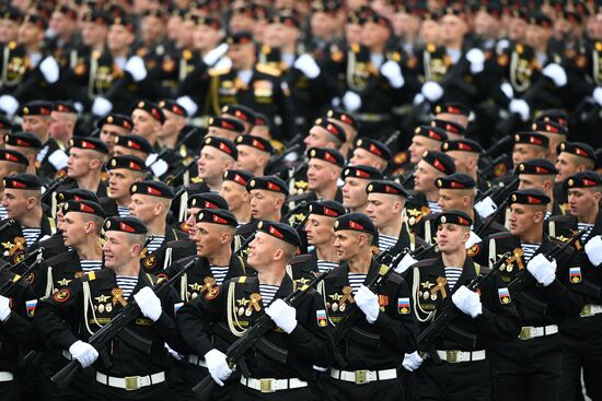 Military parade marking 72nd anniversary of Victory in 1941-45 Great Patriotic War