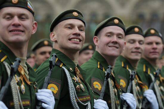 Military parade marking 72nd anniversary of Victory in 1941-45 Great Patriotic War