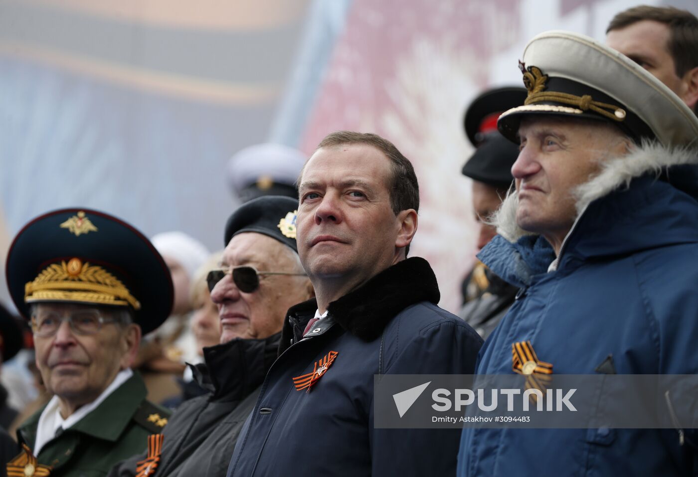 President Putin, Prime Minister Medvedev attend military parade on 72nd anniversary of victory in Great Patriotic War