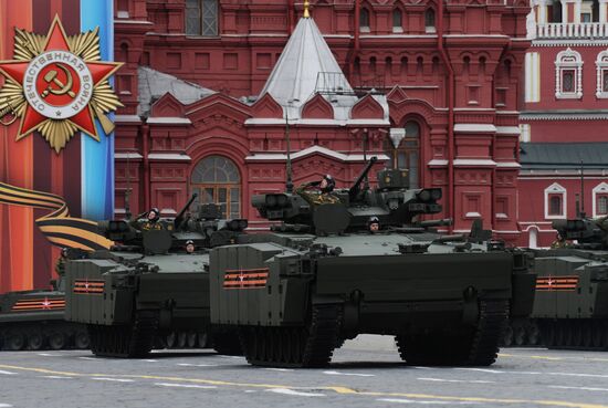 Military parade marking 72nd anniversary of Victory in 1941-45 Great Patriotic War