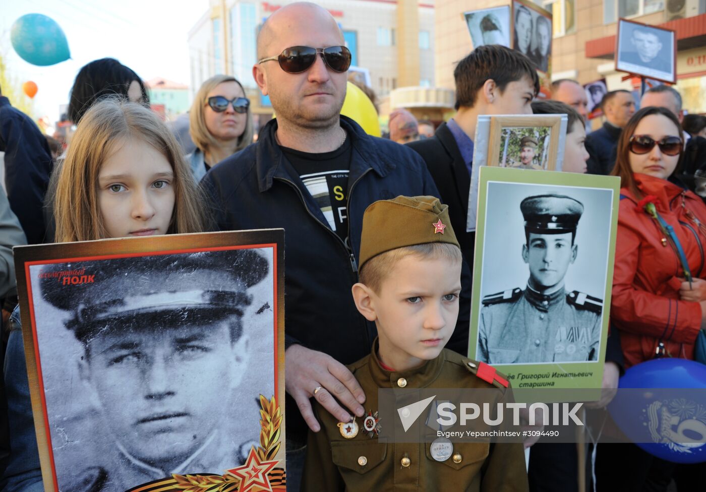 Immortal Regiment march in Russian cities