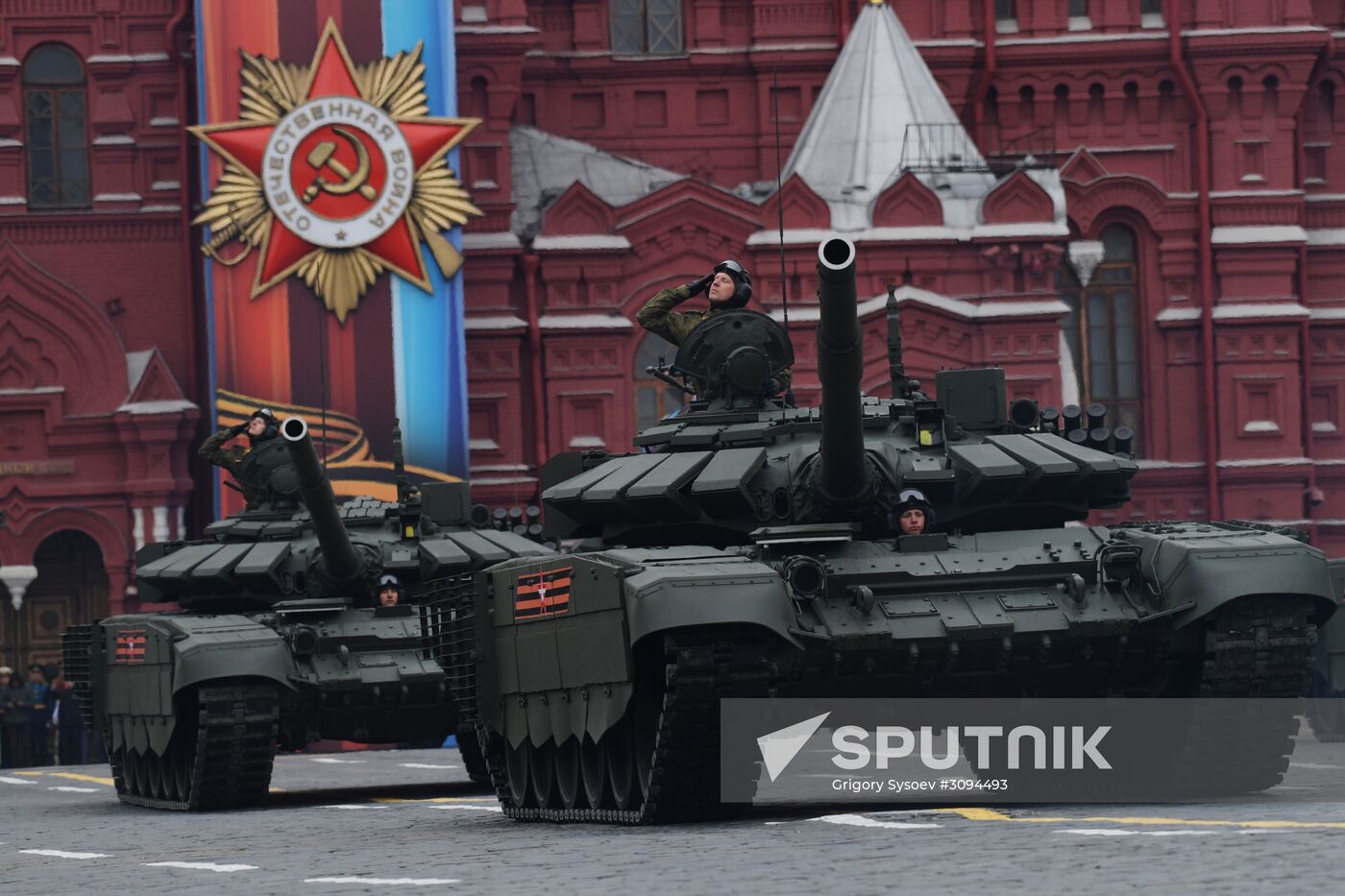 Military parade marking 72nd anniversary of Victory in 1941-45 Great Patriotic War