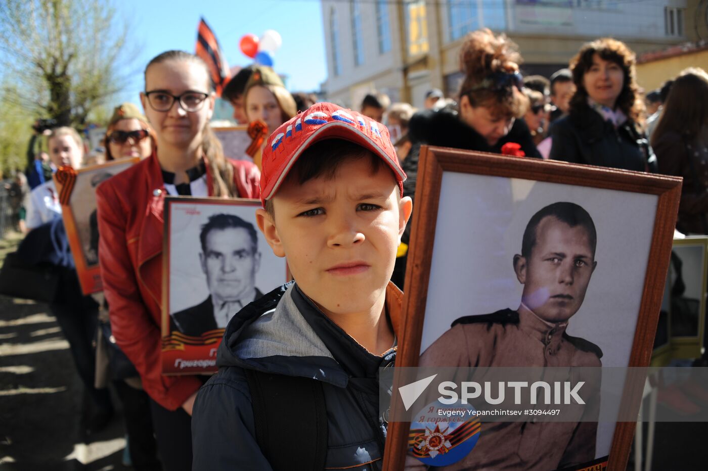 Immortal Regiment march in Russian cities