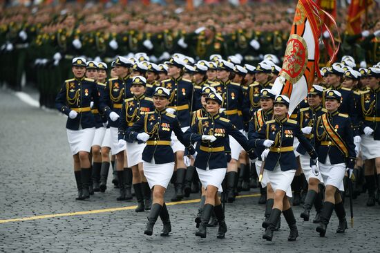 Military parade marking 72nd anniversary of Victory in 1941-45 Great Patriotic War