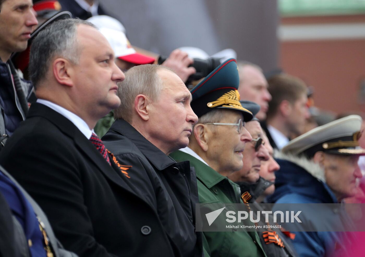 President Putin, Prime Minister Medvedev attend military parade on 72nd anniversary of victory in Great Patriotic War