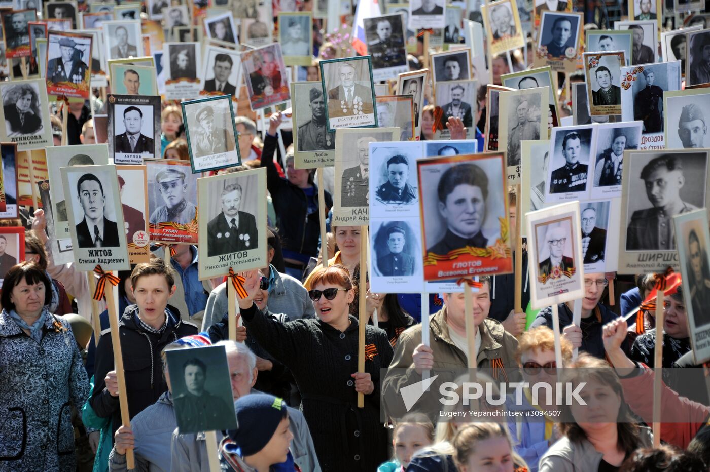 Immortal Regiment march in Russian cities