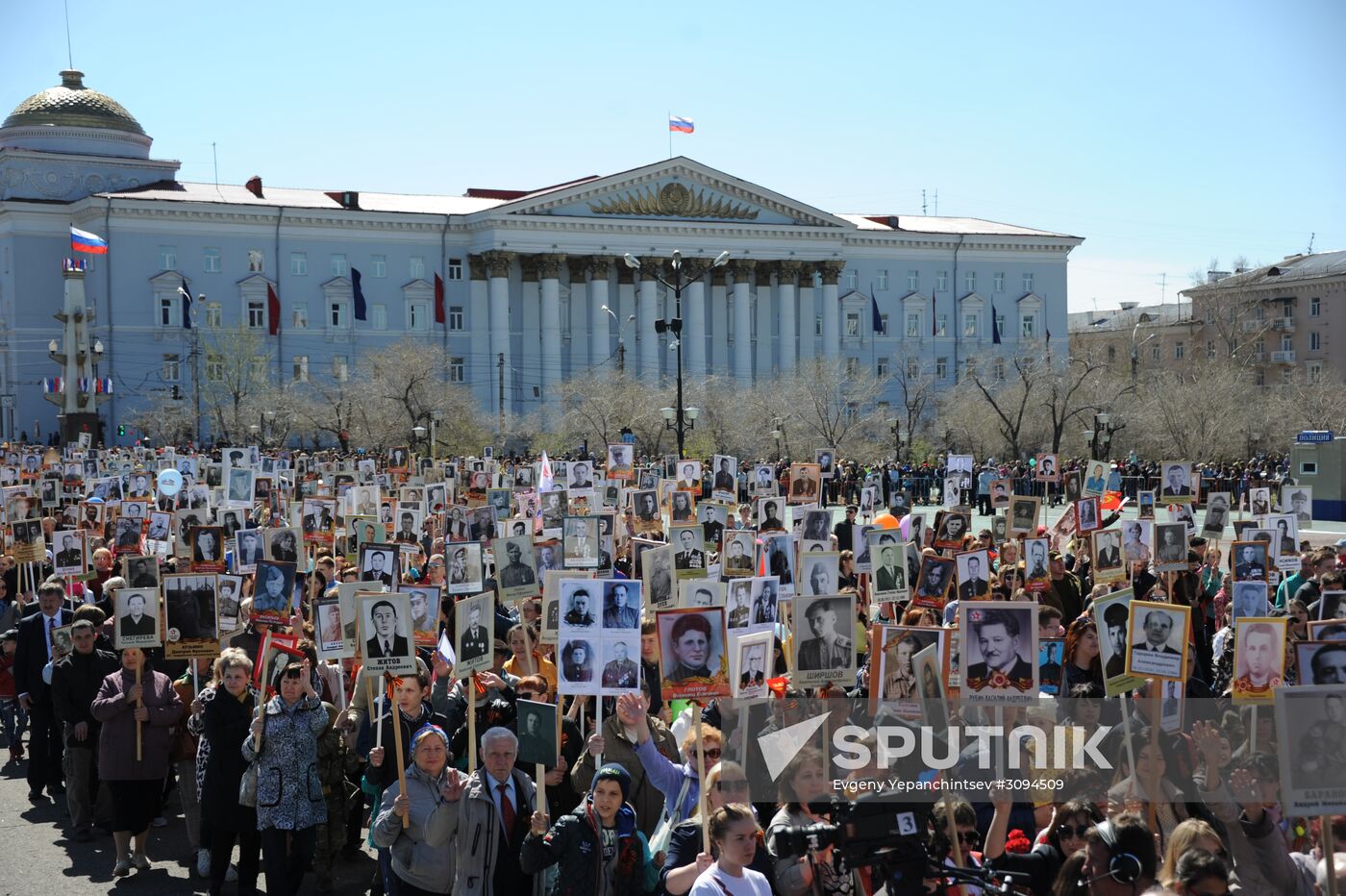 Immortal Regiment march in Russian cities