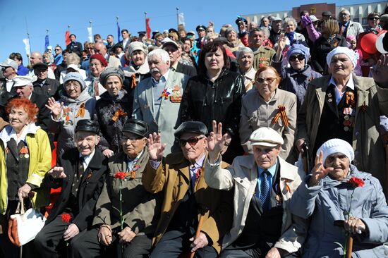 Immortal Regiment march in Russian cities