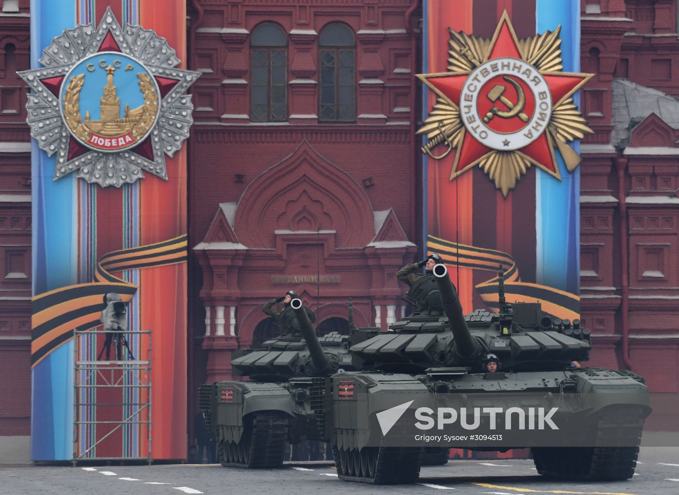 Military parade marking 72nd anniversary of Victory in 1941-45 Great Patriotic War