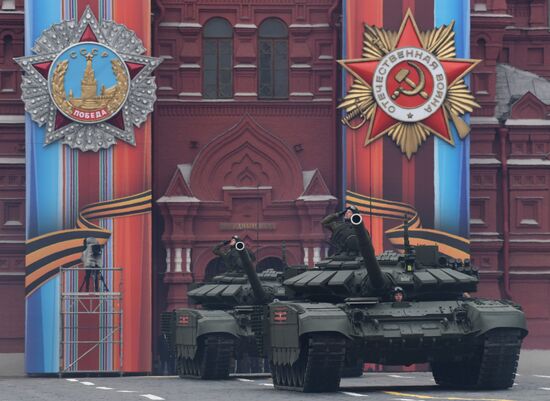 Military parade marking 72nd anniversary of Victory in 1941-45 Great Patriotic War