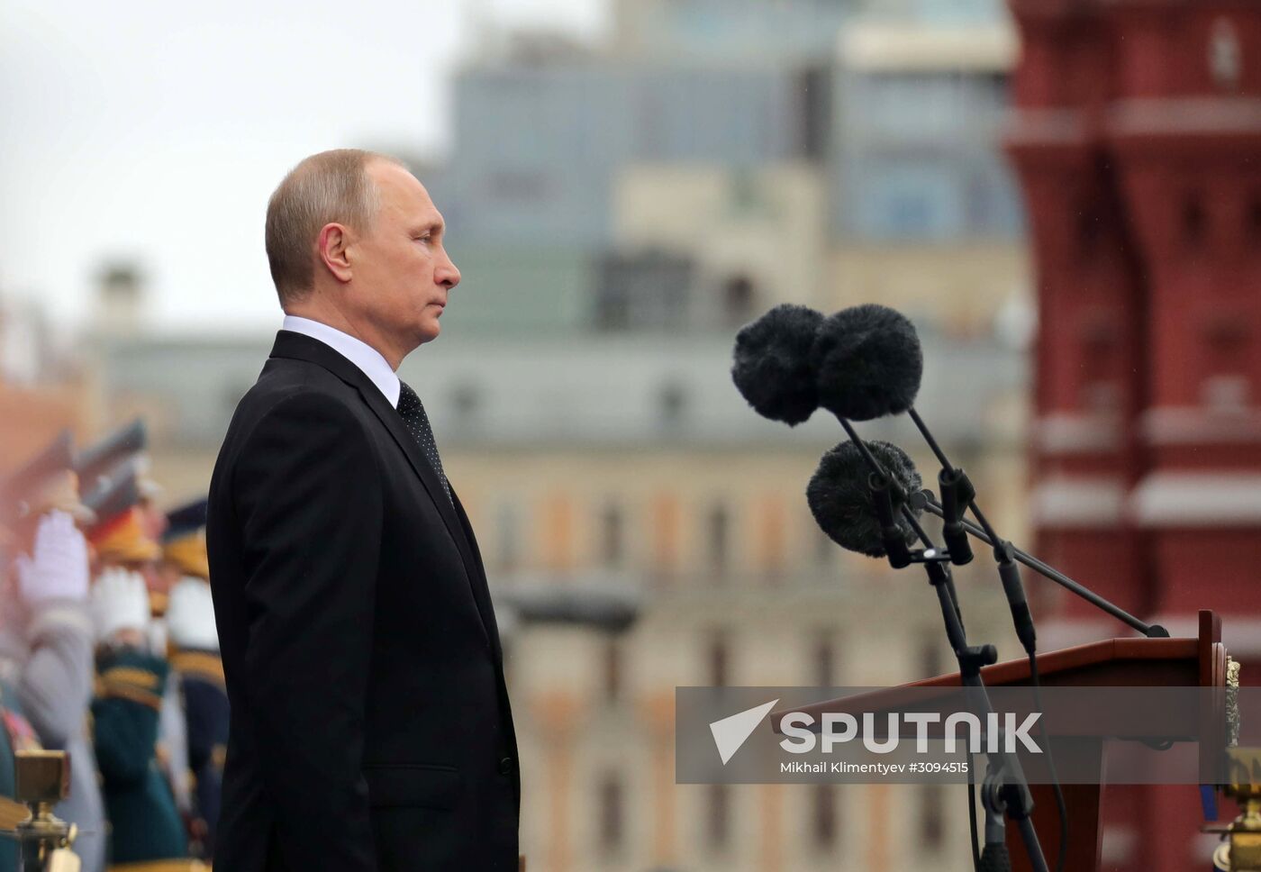 President Putin, Prime Minister Medvedev attend military parade on 72nd anniversary of victory in Great Patriotic War