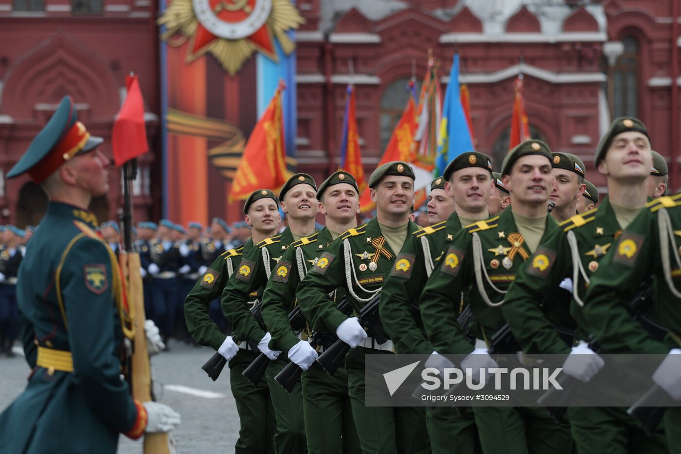 Military parade marking 72nd anniversary of Victory in 1941-45 Great Patriotic War