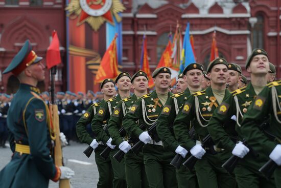 Military parade marking 72nd anniversary of Victory in 1941-45 Great Patriotic War