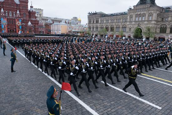 Military parade in Russian cities marking the 72nd anniversary of Victory