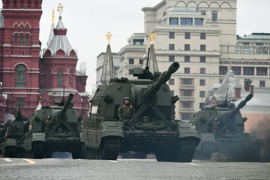 Military parade marking 72nd anniversary of Victory in 1941-45 Great Patriotic War