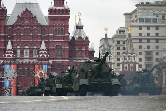 Military parade marking 72nd anniversary of Victory in 1941-45 Great Patriotic War