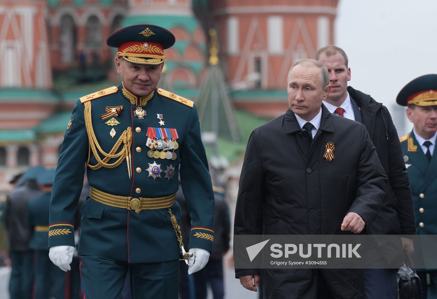 President Putin, Prime Minister Medvedev attend military parade on 72nd anniversary of victory in Great Patriotic War